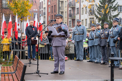 Elblążanie uczcili 105. rocznicę odzyskania niepodległości