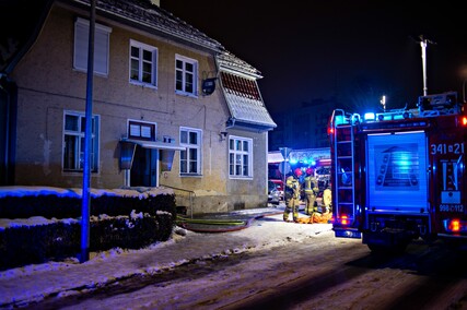 Pożar mieszkania na Chopina