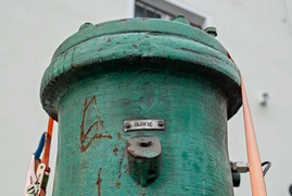 Silnik z Komnicka w elbląskim muzeum Silnik z Komnicka w elbląskim muzeum