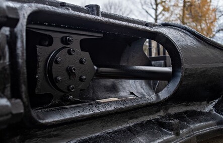 Silnik z Komnicka w elbląskim muzeum