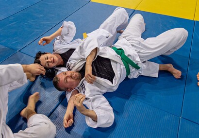 Judocy trenują w Elblągu