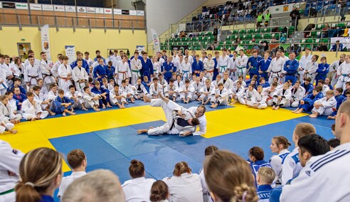 Judocy trenują w Elblągu