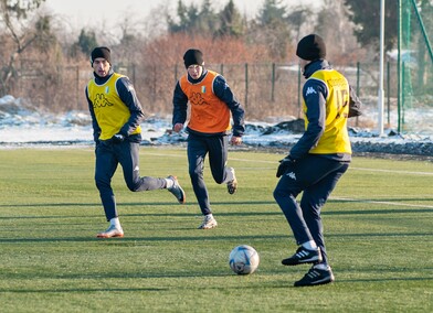 Olimpijczycy na początku przygotowań