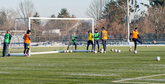 Olimpijczycy na początku przygotowań