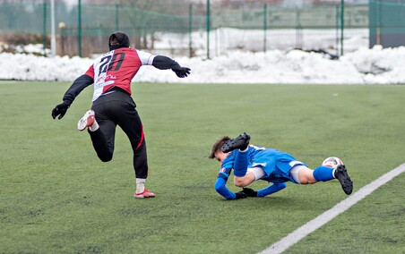 Śnieg, piłka i Olimpia