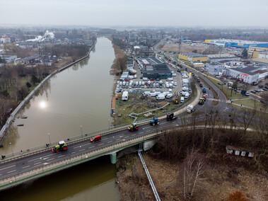 Strajk rolników w Elblągu. Tak go relacjonowaliśmy