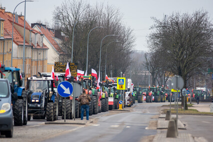 Strajk rolników w Elblągu. Tak go relacjonowaliśmy