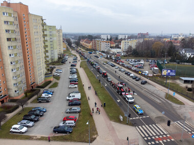 Strajk rolników w Elblągu. Tak go relacjonowaliśmy