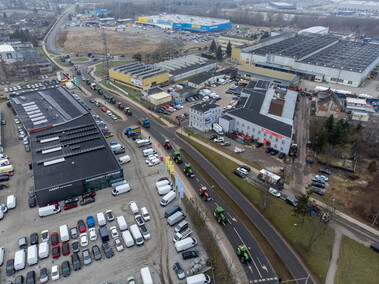 Strajk rolników w Elblągu. Tak go relacjonowaliśmy