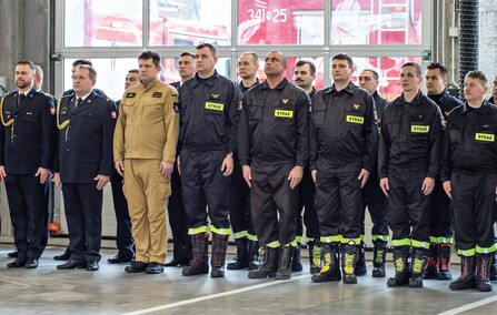 Komendant żegna się ze strażacką służbą