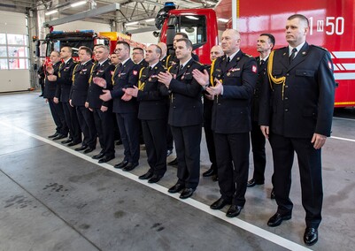 Komendant żegna się ze strażacką służbą