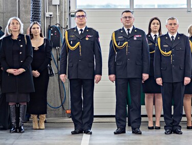 Komendant żegna się ze strażacką służbą