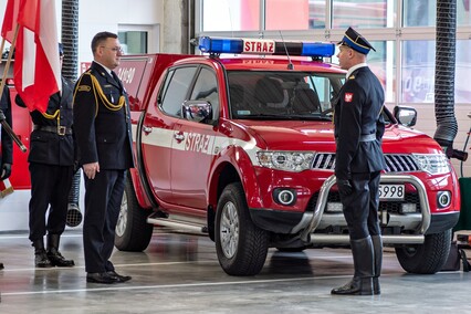 Komendant żegna się ze strażacką służbą