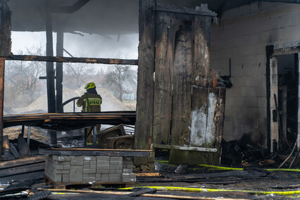 Spłonęła stodoła