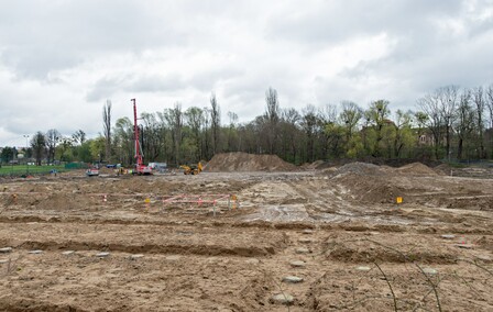 Co słychać na budowie kąpieliska?