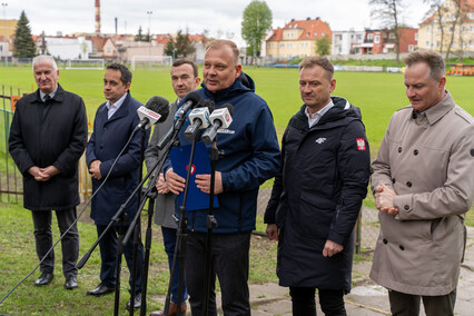 Minister obejrzał stadion