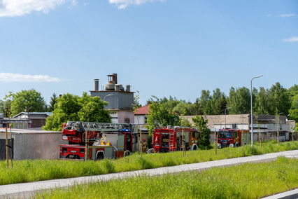 Pożar przy Łęczyckiej