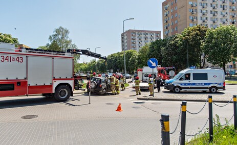Awaria przyczyną dachowania
