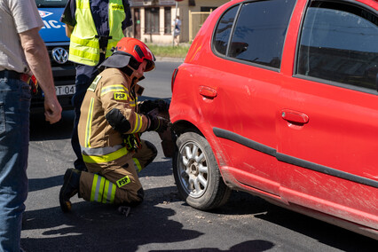Problematyczna kolizja na Grunwaldzkiej