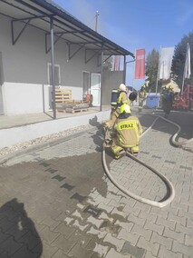 Pożar w piekarni