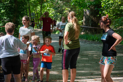 „Mama, dawaj“. Zobacz zdjęcia z Jump&Run w Bażantarni