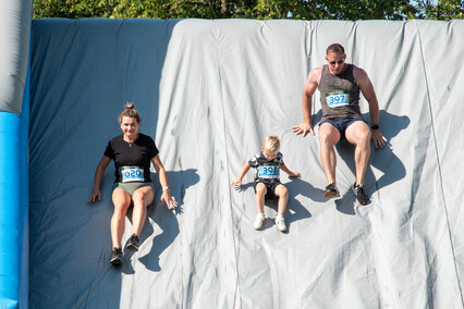 „Mama, dawaj“. Zobacz zdjęcia z Jump&Run w Bażantarni