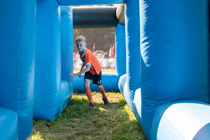 „Mama, dawaj“. Zobacz zdjęcia z Jump&Run w Bażantarni
