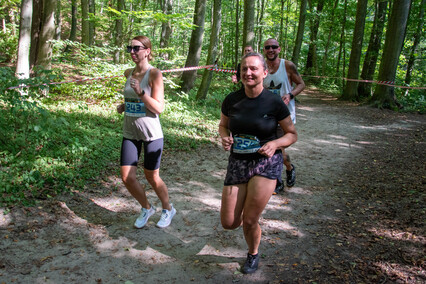 „Mama, dawaj“. Zobacz zdjęcia z Jump&Run w Bażantarni