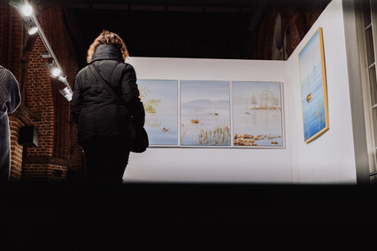 Malujące małżeństwo w Galerii EL