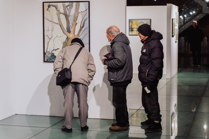 Malujące małżeństwo w Galerii EL