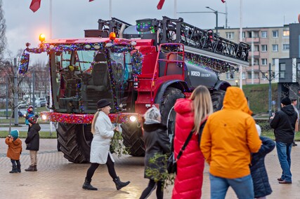 Gorący bigos, jemioła i życzenia od rolników