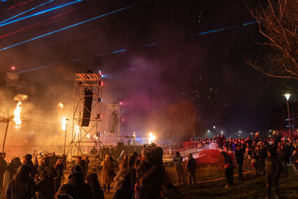 Tak Elbląg powitał nowy rok