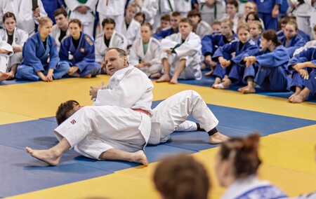 Judocy trenują w Elblągu Judocy trenują w Elblągu