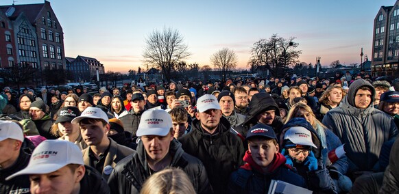 Sławomir Mentzen w Elblągu: Odrzucę pakt migracyjny i uszczelnię granice