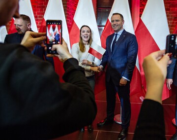 Karol Nawrocki w Elblągu: \"To studium upadku musimy powstrzymać\"