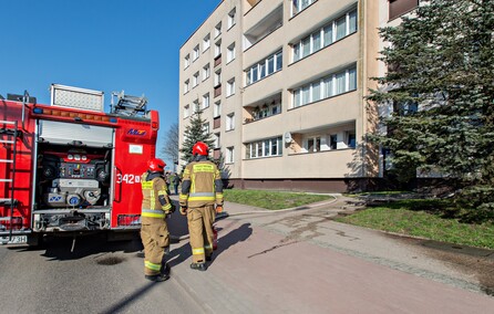 Pożar przy 12 Lutego