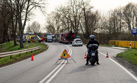 Wypadek na drodze nr 22