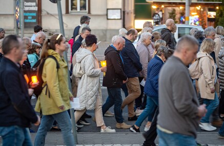 Ponieśli krzyż ulicami Elbląga