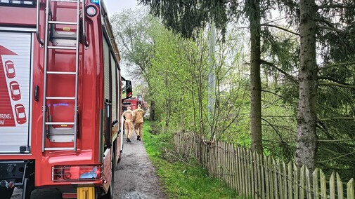Najpierw wybuch, potem pożar