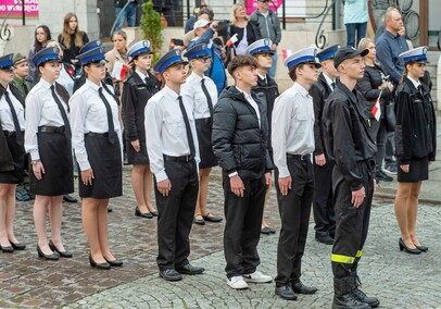 Biel i czerwień na starówce