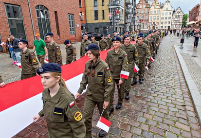 Biel i czerwień na starówce