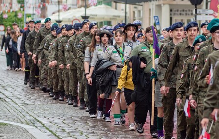Biel i czerwień na starówce