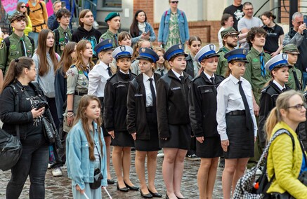 Biel i czerwień na starówce