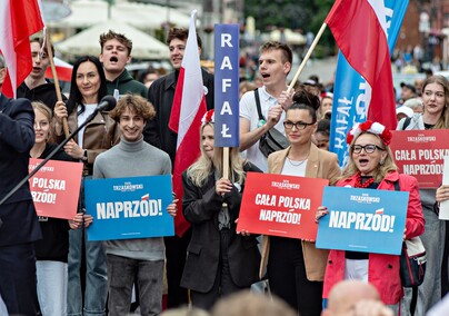 Rafał Trzaskowski w Elblągu. „Tych podziałów naprawdę już wystarczy”
