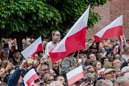 Rafał Trzaskowski w Elblągu. „Tych podziałów naprawdę już wystarczy”