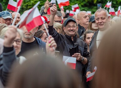 Rafał Trzaskowski w Elblągu. „Tych podziałów naprawdę już wystarczy”