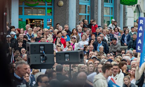 Rafał Trzaskowski w Elblągu. „Tych podziałów naprawdę już wystarczy”