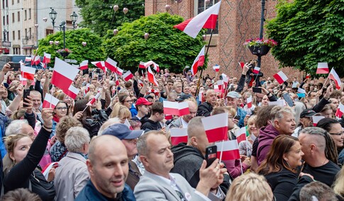 Rafał Trzaskowski w Elblągu. „Tych podziałów naprawdę już wystarczy” Rafał Trzaskowski w Elblągu. „Tych podziałów naprawdę już wystarczy”
