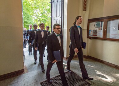 Chór i organy w świętym Wojciechu