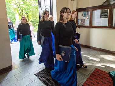 Chór i organy w świętym Wojciechu